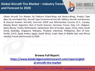 Global Aircraft Tire Market