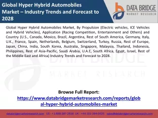 Global Hyper Hybrid Automobiles Market
