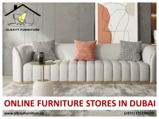 ONLINE FURNITURE STORES IN DUBAI pptx