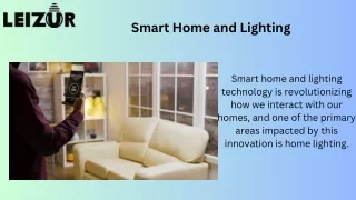 Smart Home and Lighting