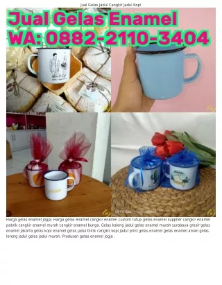 ౦88ᒿ•ᒿ11౦•ЗᏎ౦Ꮞ (WA) Souvenir Gelas Enamel Jogja Bahan Gelas Enamel