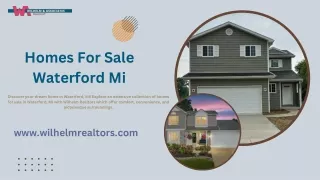 Homes For Sale Waterford Mi