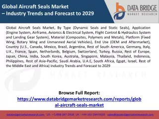 Global Aircraft Seals Market
