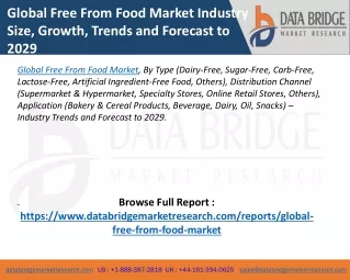 Global Free From Food Market