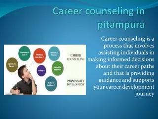 career counseling in pitampura