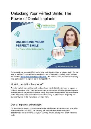 Unlocking Your Perfect Smile_ The Power of Dental Implants.docx