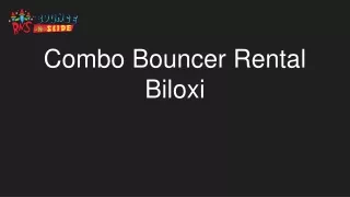 Combo Bouncer Rental Biloxi