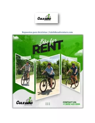 Repuestos para bicicletas | Culebikeadventure.com