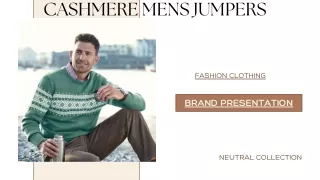 Cashmere mens jumpers