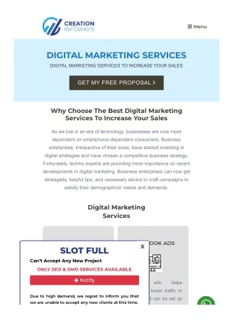 We Provide Best Digital Marketing Services in India