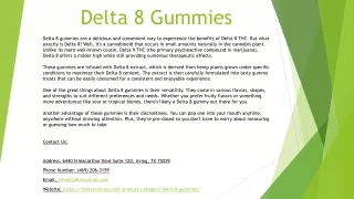 Delta 8 Gummies