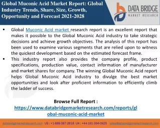 Muconic Acid - Chemical Material