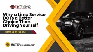 Why a Limo Service DC Is a Better Choice Than Driving Yourself