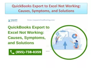 QuickBooks Export to Excel Not Working: Causes, Symptoms, and Solutions
