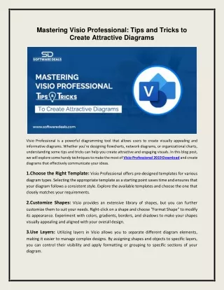 Mastering Visio Professional: Tips and Tricks to Create Attractive Diagrams