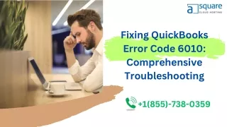 How to Fix QuickBooks Error 6010, -100?