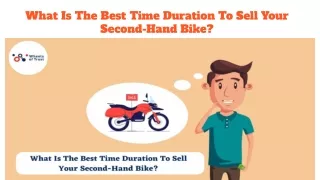 What Is The Best Time Duration To Sell Your Second-Hand Bike_