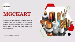 Best Electrical Cables In India | Mgckart.com