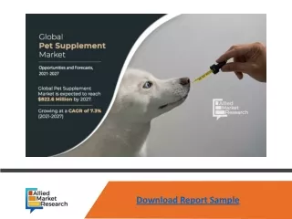 Pet Supplement Market