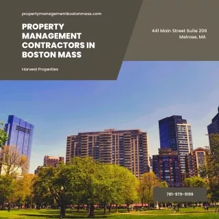 Property Management Contractors in Boston Mass