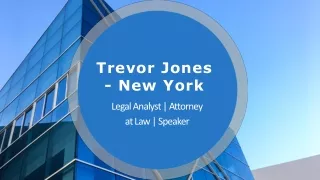 Trevor Jones - New York - A Gifted and Versatile Individual