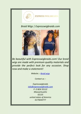 Braid Wigs  Expresswigbraids.com