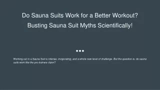 Do Sauna Suits Work for a Better Workout?