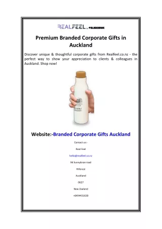 Premium Branded Corporate Gifts in Auckland