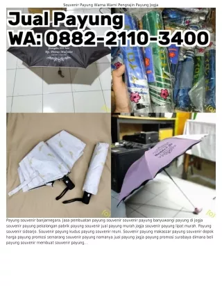 Ö882-211Ö-3ԿÖÖ (WA) Pesan Payung Promosi Souvenir Payung Malang