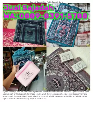 ౦88ᑫ.8ᣮᑫl.5788 (WA) Sajadah Batik Pekalongan Sajadah Sandar