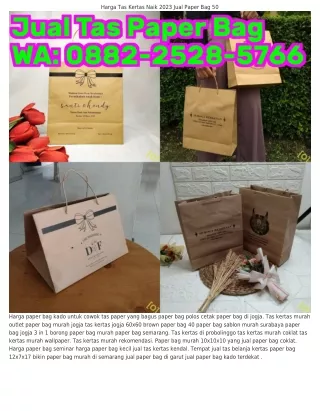 Ö88ᒿ~ᒿ5ᒿ8~5ᜪϬϬ (WA) Paper Bag Jogja Ukuran Besar Souvenir Paper Bag