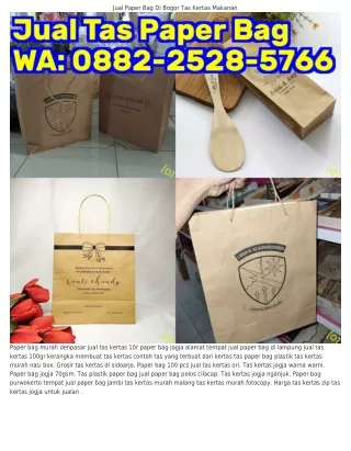 ౦882~2528~57ᏮᏮ (WA) Tas Wanita Dari Kertas Koran Jual Paper Bag Holder