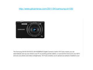 digital camera review: samsung sh100