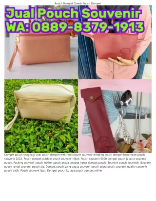 O889•8379•1913 (WA) Dompet Pouch Pandan Dompet Pouch Fashion