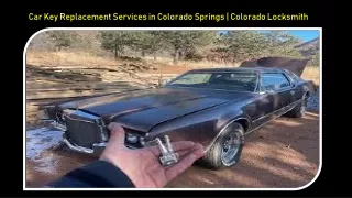 Car Key Replacement Services in Colorado Springs  Colorado Locksmith