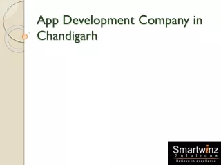 App Development Company in Chandigarh