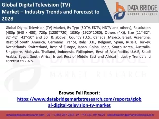 Global Digital Television (TV) Market