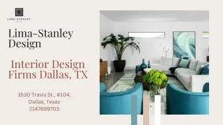 Interior Design Firms Dallas TX