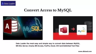 Convert Access to MySQL