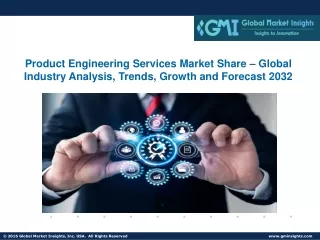 Product Engineering Services Market Share – Global Industry Analysis, Trends