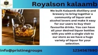 Royalson Gold Whiskey