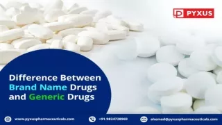 What is the difference between Brand Name Drugs and Generic Drugs