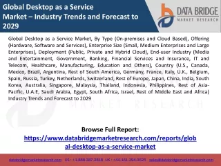 Global Desktop as a Service Market