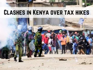 Clashes in Kenya over tax hikes