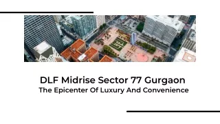 DLF Midrise Sector 77 Gurgaon - E Brochure