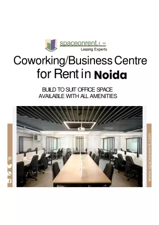 Coworking/Business Centre for Rent in Noida