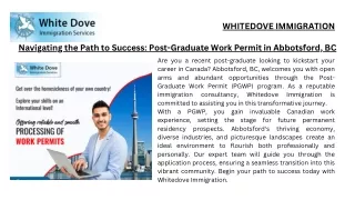 WHITEDOVE IMMIGRATION