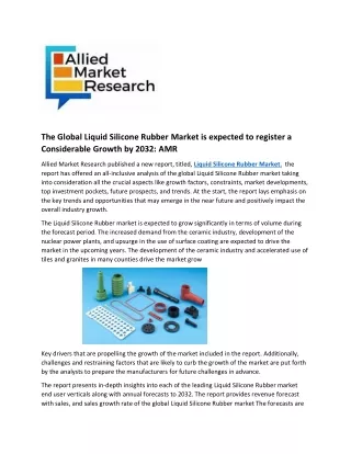 Liquid Silicone Rubber market