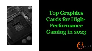 Top Best Graphics Cards for Gaming in 2023 | High-Performance GPUs