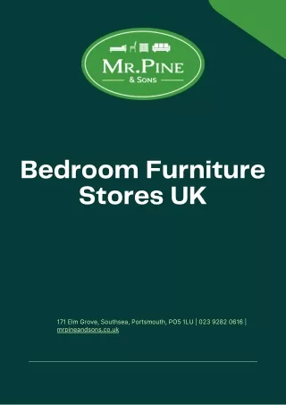 Bedroom Furniture Stores UK